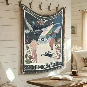 NEW! Whimsical 'DREAM' Throw Blanket / Tapestry
